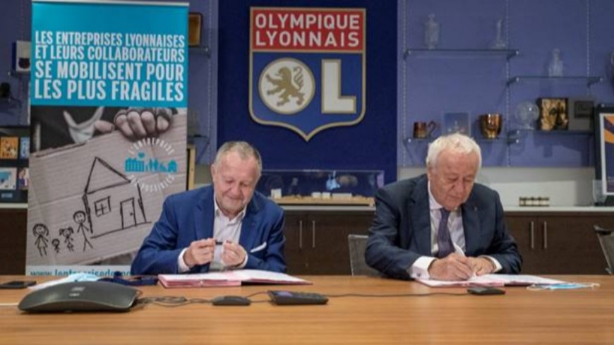 Lyon : signature d&rsquo;un partenariat entre l&rsquo;OL et l&rsquo;Entreprise des Possibles&nbsp;
