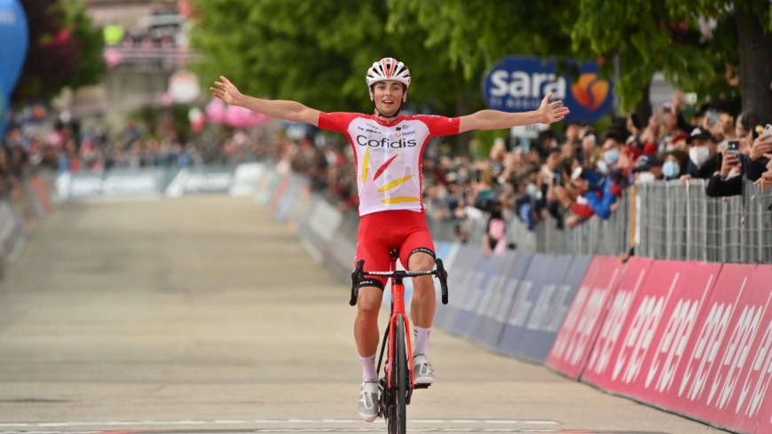 Le Lyonnais Victor Lafay remporte la 8e &eacute;tape du Giro