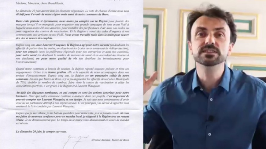 R&eacute;gionales : les Verts accusent des maires LR de soutenir Laurent Wauquiez par voie postale, quid de la vid&eacute;o de Doucet ?