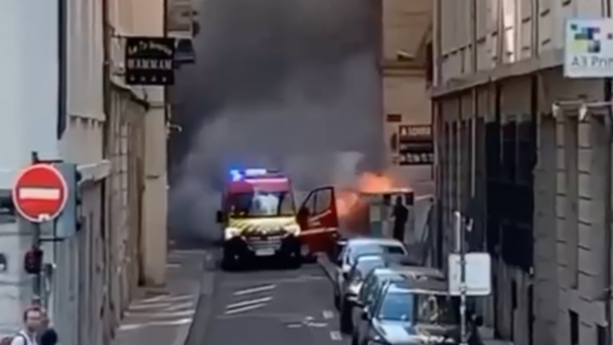 Lyon : un feu de container &agrave; proximit&eacute; de l&rsquo;Op&eacute;ra