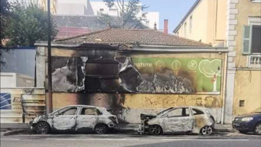 Lyon : deux voitures incendi&eacute;es, le feu se propage &agrave; un b&acirc;timent
