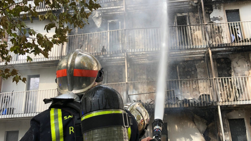Pr&egrave;s de Lyon : plusieurs appartements d&eacute;truits par le feu &agrave; V&eacute;nissieux