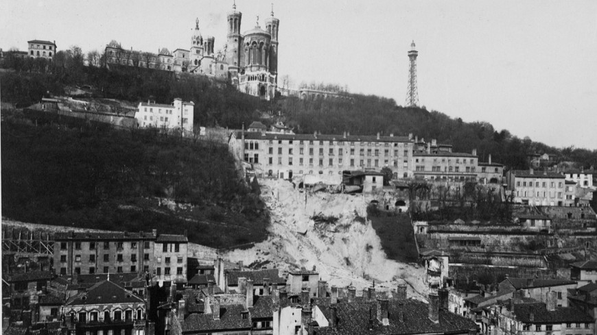 Lyon : il y a 91 ans, la colline de Fourvi&egrave;re s&rsquo;effondrait, tuant 39 personnes