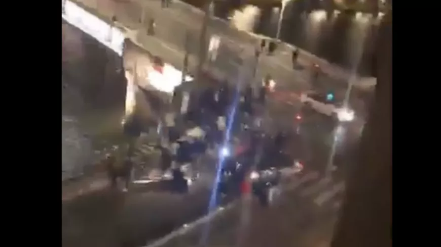 Lyon : deux voitures se percutent, des pi&eacute;tons fauch&eacute;s