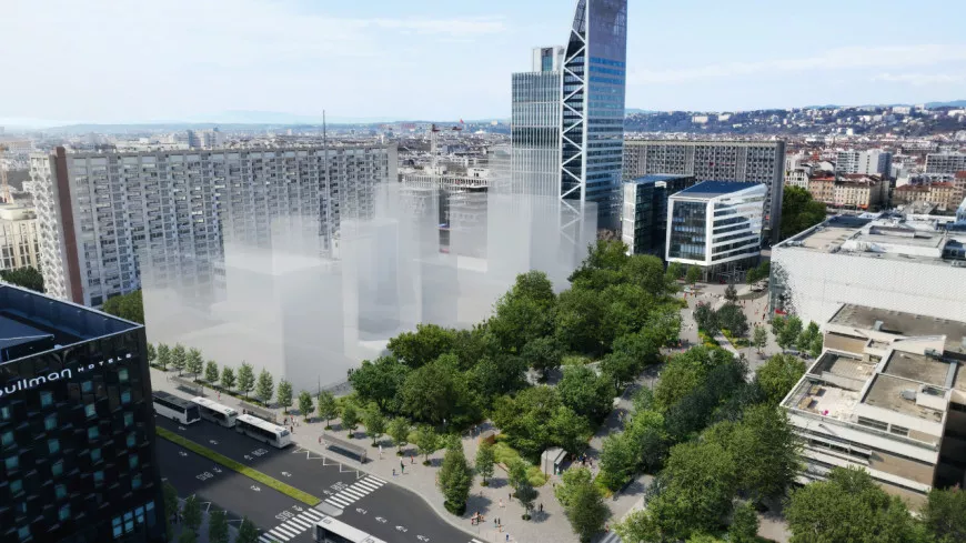 Révolution paysagère à la Part-Dieu : un bois en plein centre-ville d’ici 2026