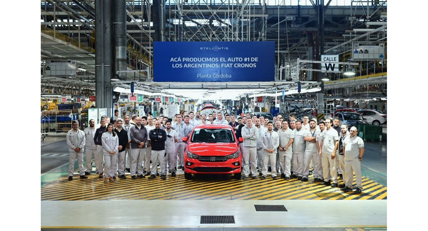 Stellantis alcanzó la producción del Fiat Cronos número 300.000 en su planta de Córdoba