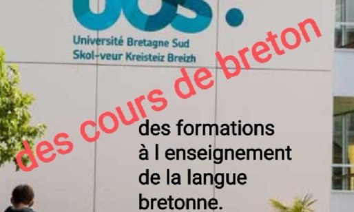 Pour l'enseignement du breton à l'université Bretagne Sud !