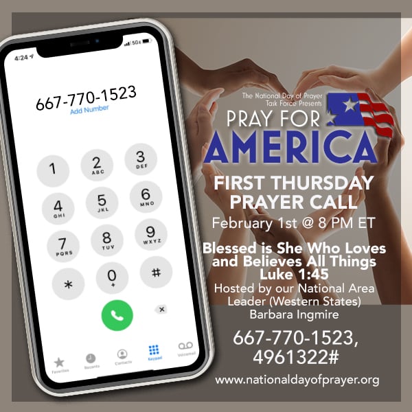PRAY FOR AMERICA PRAYER CALL FEB 2024
