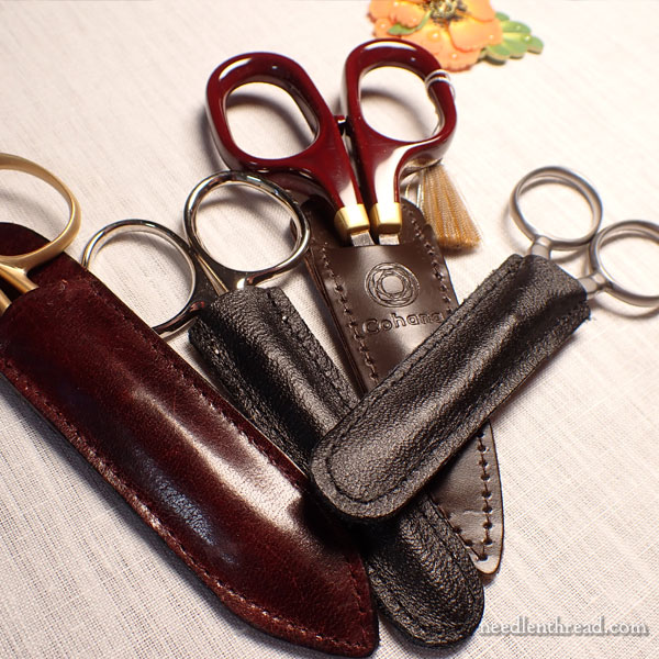 Embroidery Scissors & the Sheath