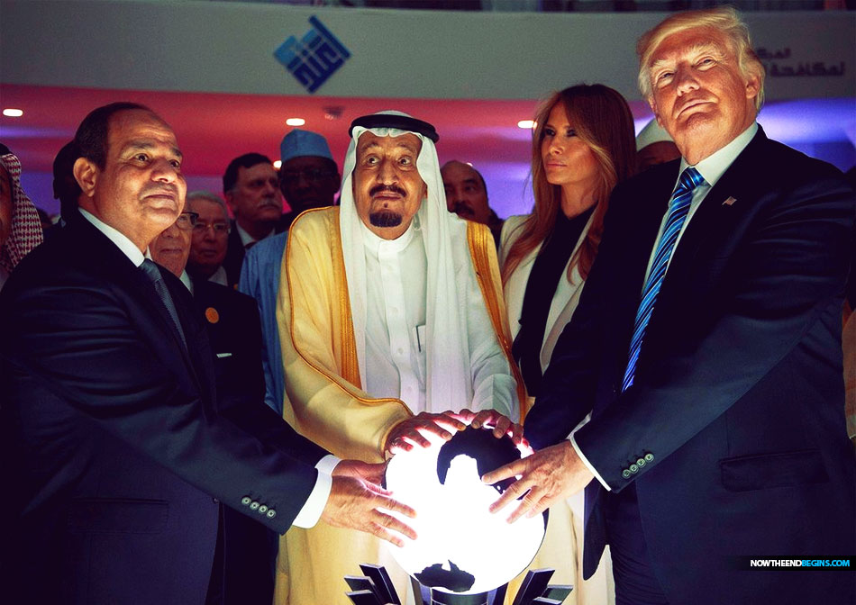 Here's what the 'glowing orb' President Trump touched in Saudi Arabia actually was