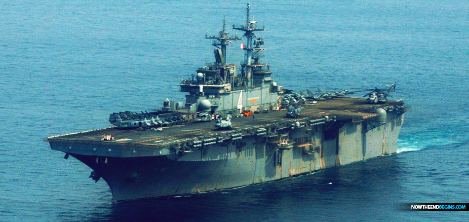 US Navy destroys 'provocative and hostile' Iranian drone that flew within 1,000 yards of an American warship ship and ignored warnings to retreat - as Trump claims it threatened the ship's crew