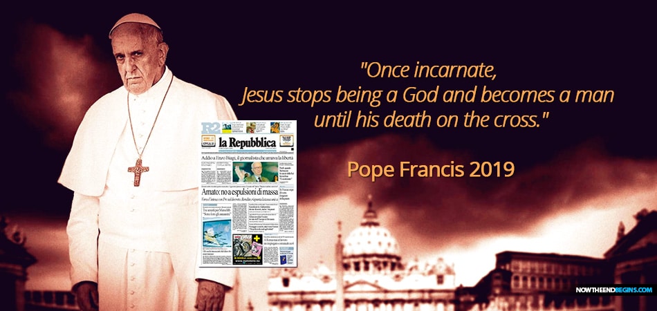 Scalfari: Pope Francis Told Me That Jesus Incarnate Was a 'Man ... Not at All a God'