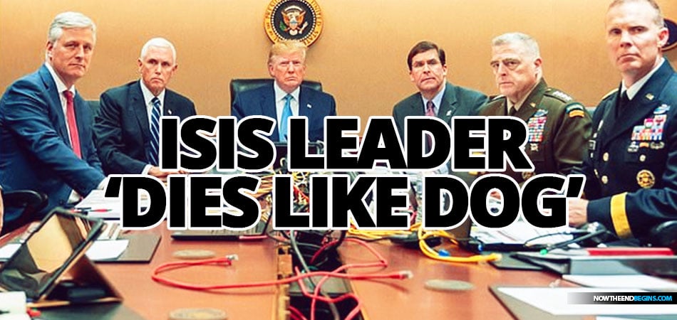 'He died like a dog' Donald Trump addresses the nation and confirms that 'coward' ISIS leader Abu Bakr al-Baghdadi has been killed by U.S. Special Forces and died 'whimpering and crying and screaming' after being cornered inside his Syrian lair and detonated his suicide vest