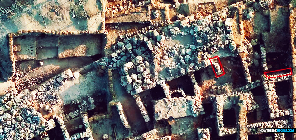 Biblical archaeologists discover mysterious temple in ancient bible city of Mozah near Jerusalem and it's reveal end times secrets.