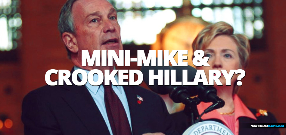 Mini Mike Bloomberg Considering Picking Crooked Hillary Clinton As His Running Mate Is Desperate Attempt To Inject Excitement Into Democratic Party in Drudge Report exclusive.