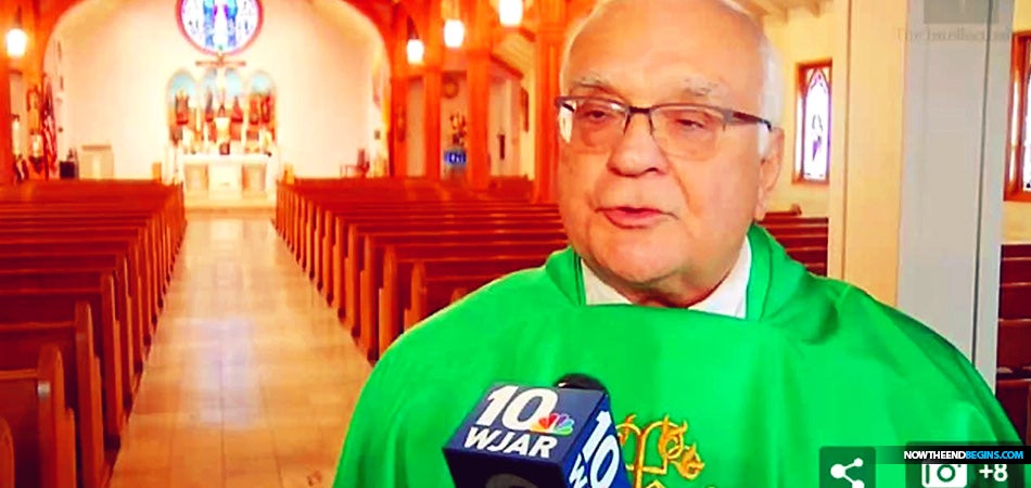 Roman Catholic priest Rev. Richard Bucci sparks outrage for saying 'pedophilia doesn't kill anyone, abortion does' after he banned 44 politicians from receiving communion because they are pro-choice.