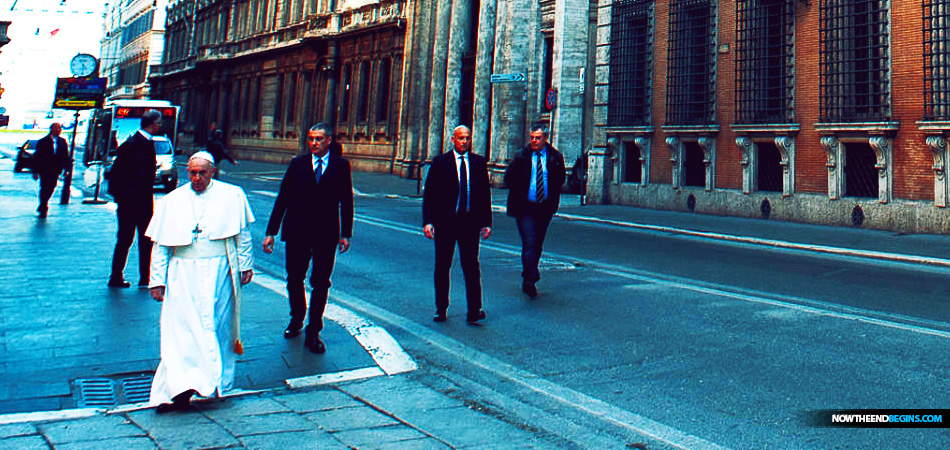 Pope Francis prayed before an icon of the Virgin Mary dedicated to the “salvation of the Roman people.”