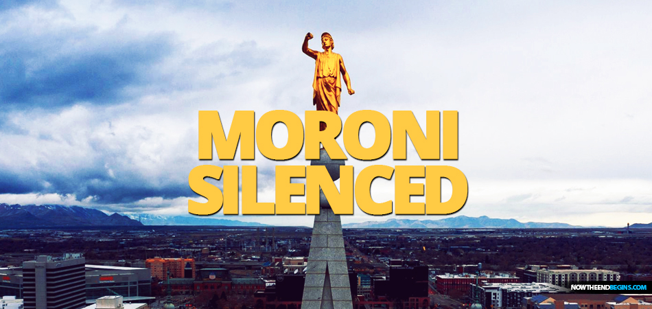Utah earthquake causes Angel Moroni on Salt Lake Mormon Temple to lose his trumpet