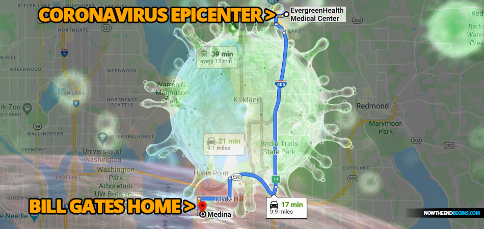 EvergreenHealth hospital in Kirkland, Washington, is at the center of the coronavirus outbreak in the United States, due to the fact that the state is home to the largest cluster of COVID-19 patients in the country. Evergreen Health is 10 miles from Bill Gates home in Medina.