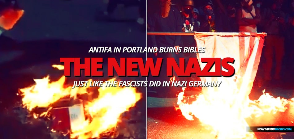 portland-antifa-burns-bible-american-flag-like-nazi-germany-fascists