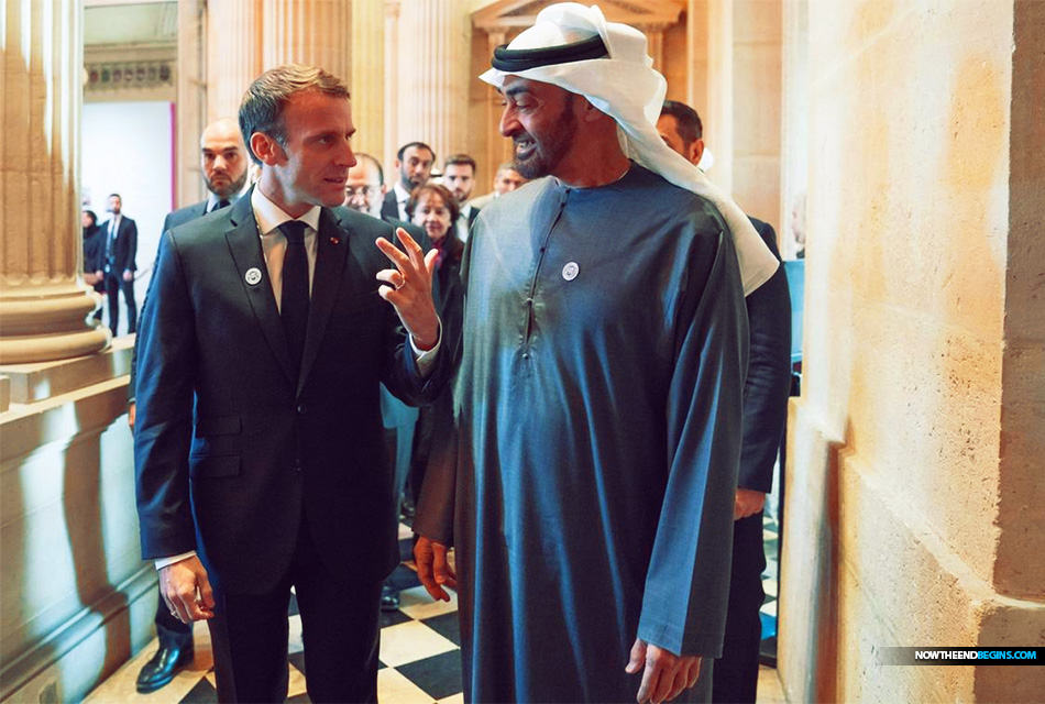 sheikh-mohamed-bin-zayed-higher-committee-human-fraternity-chrislam-man-of-sin-emmanuel-macron-antichrist