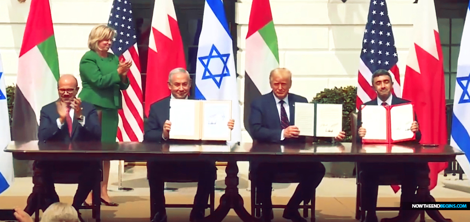 israel-signs-abraham-accord-at-white-house-president-trump-united-arab-emirates-uae-bahrain-daniel-9-end-times-nteb