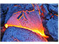 Basaltic trachyandesite pahoehoe lava