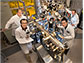 Group of Brookhaven researchers who studied behaviors of superconductors with one of world