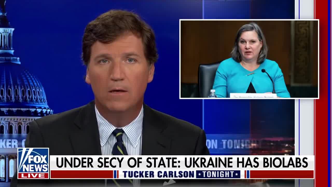 Tucker Blasts Secret U.S.-Ukraine Bio Labs & Big Media Fact Checker Cover Up With Both Barrels