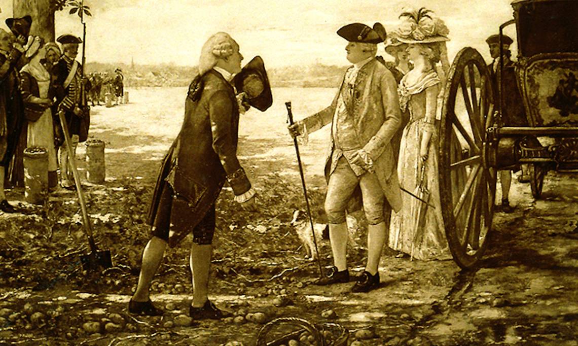 La fausse légende de Louis XVI et Parmentier luttant contre la famine