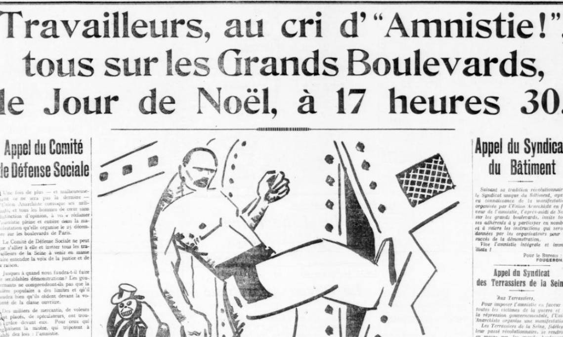 1922, le Noël des anarchistes sur les Grands Boulevards