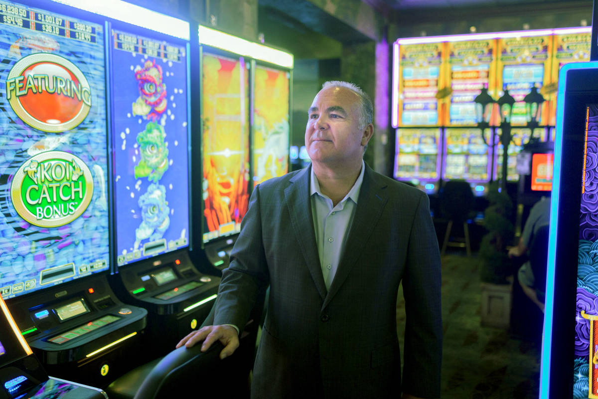 Emerald Island Casino Owner Tim Brooks inside of the Emerald Island Casino off South Water Stre … | Las Vegas Review-Journal