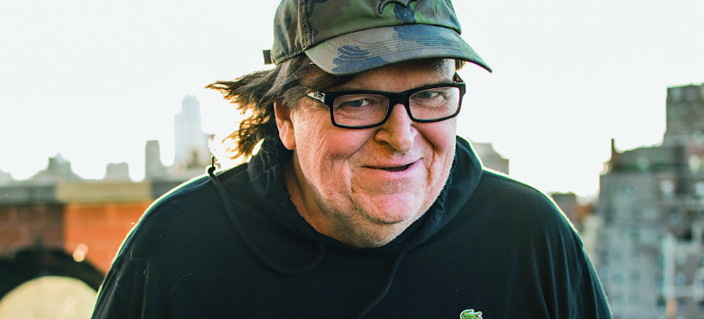 Filmmaker Michael Moore. (photo: Sacha Lecca)