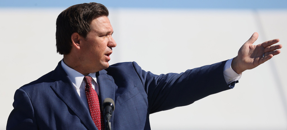 Governor Ron DeSantis of Florida. (photo: Joe Raedle/Getty Images)