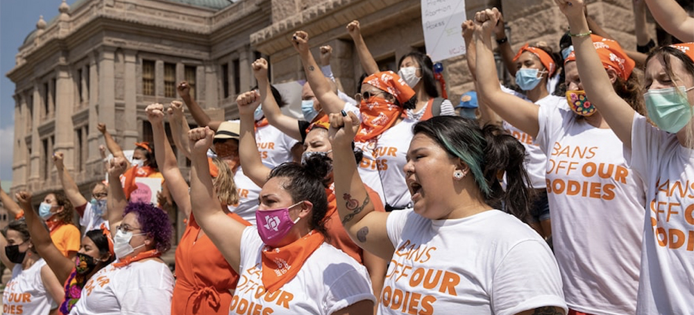 An abortion rights protest at the Texas state Capitol in Austin on Sept. 1. (photo: Jay Janner/Austin American-Statesman/AP)