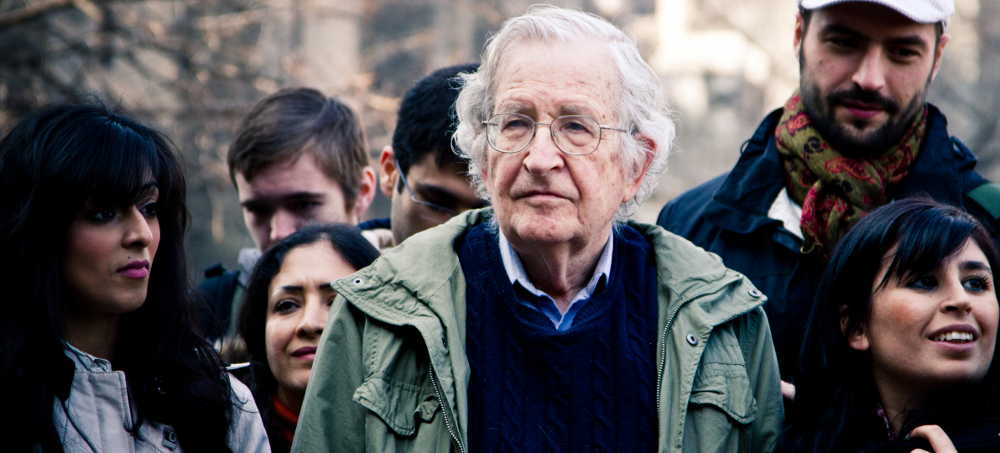 Intellectual and author Prof. Noam Chomsky. (photo: Andrew Rusk)