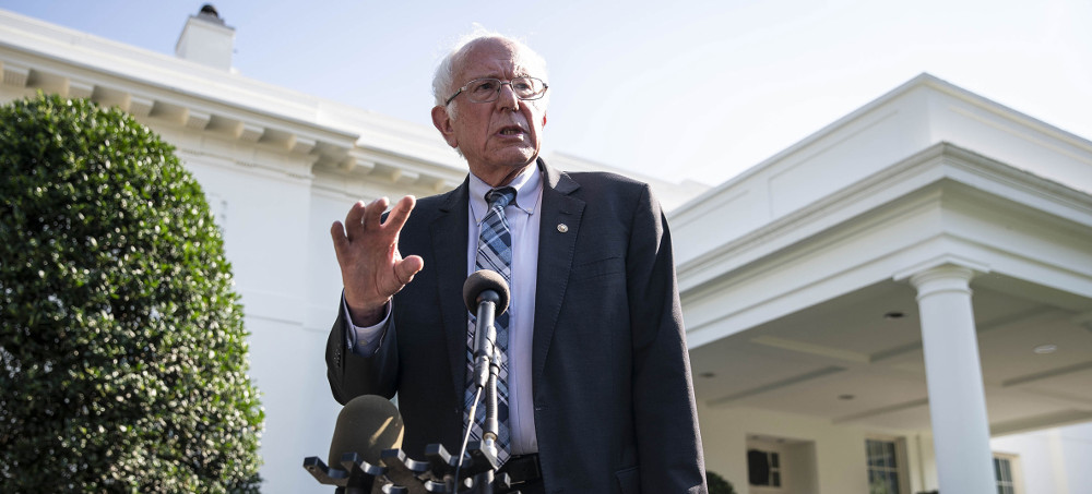 Sen. Bernie Sanders. (photo: Sarah Silbiger/Bloomberg)