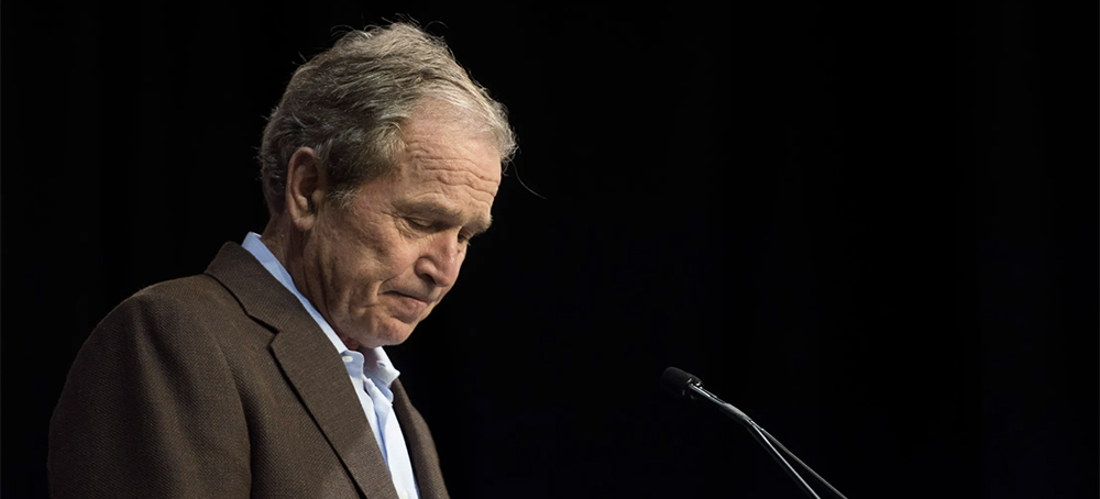 George W. Bush. (photo: Jim Watson/AFP/Getty Images)