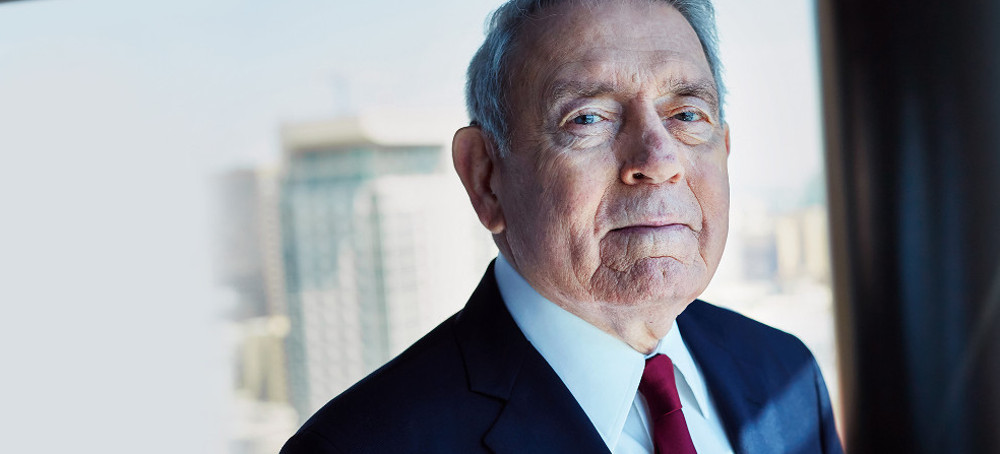 Reporter and news anchor Dan Rather. (photo: News and Guts)