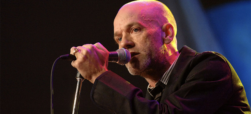 Michael Stipe of R.E.M. during the Georgia Music Hall of Fame Awards in Atlanta, Georgia, 2006. (photo: Rick Diamond/WireImage for Georgia Department of Economic Development)