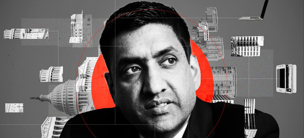 Silicon Valley Congressman Ro Kahanna. (photo montage: Christina Animashaun/Vox)
