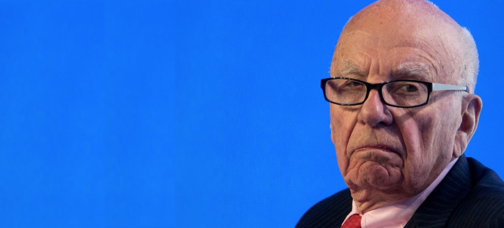 Rupert Murdoch looks on during a panel discussion at the B20 meeting of company CEO's in Sydney, Australia on July 17, 2014. (photo: Jason Reed/Getty)