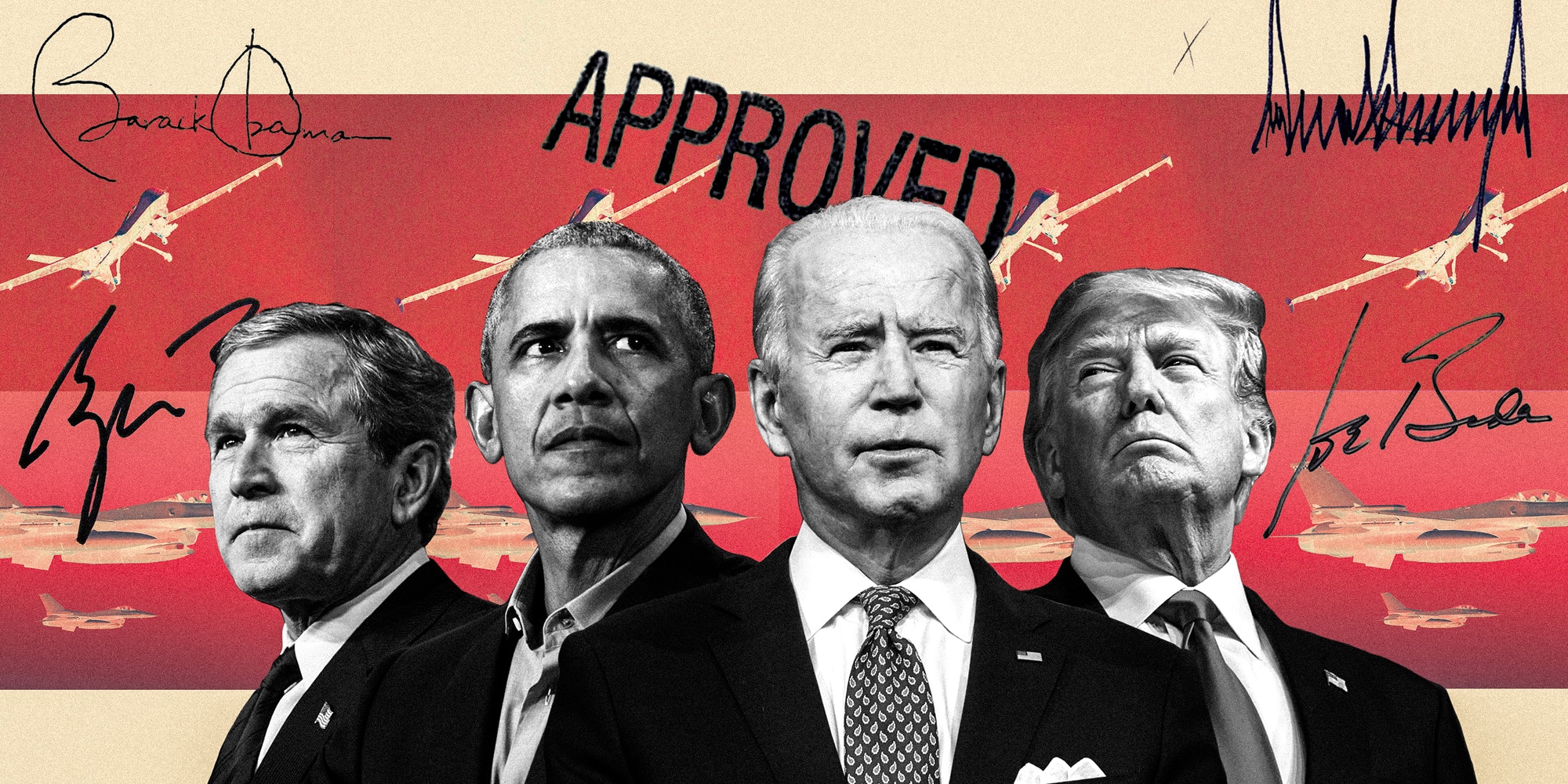 American presidents are all unified by American militarism, writes Jeremy Scahill. (photo: Elise Swain/The Intercept)