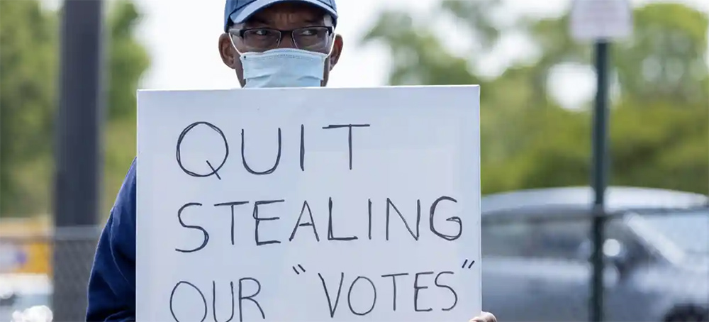 'Voting rights is not just about election day; it's a 365-day mission.' (photo: Nathan Posner/REX/Shutterstock)