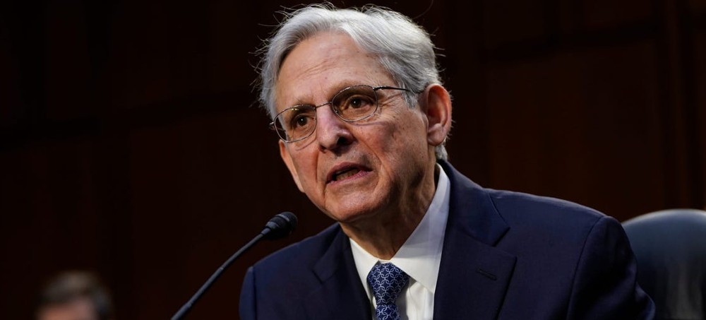 Judge Merrick Garland testifies at his confirmation hearing for attorney general. (photo: Getty)