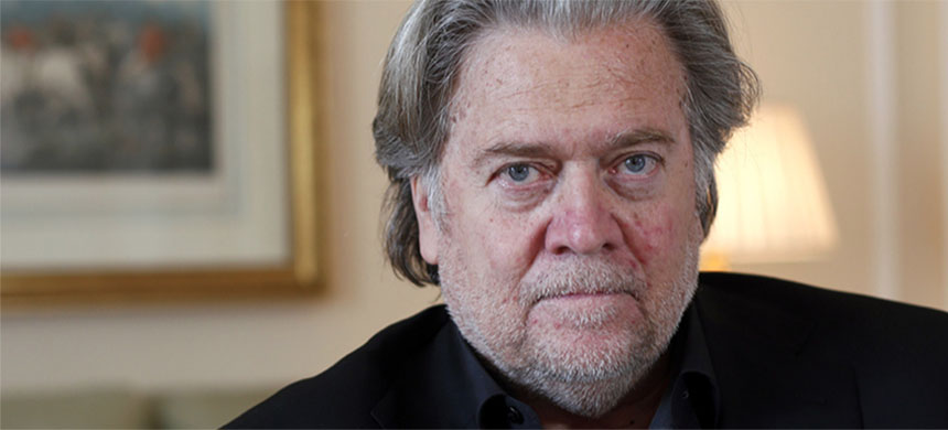 Steve Bannon. (photo: Thibault Camus/AP)