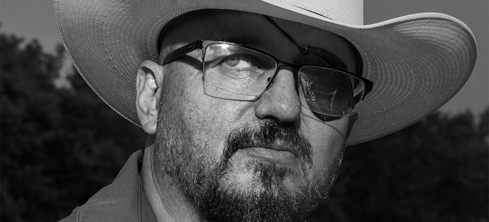 Stewart Rhodes, the founder of the Oath Keepers. (photo: Philip Montgomery/Atlantic)