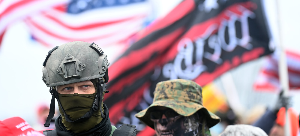The idea that America is heading towards a civil war has helped fuel the rise of the right-wing militia movement. (photo: Matt McClain/The Washington Post)