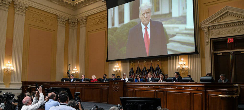 The Jan. 6 committee has helped establish former President Donald J. Trump's role in parts of the push to overturn his election loss. (photo: Kenny Holston/The New York Times)