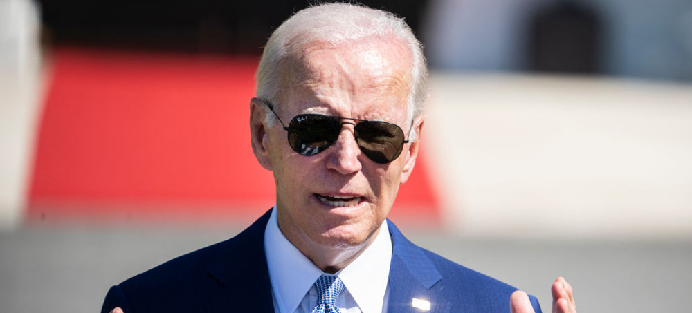 President Joe Biden speaks at the White House in Washington, D.C., August 9, 2022. (photo: Tom Williams/Getty)